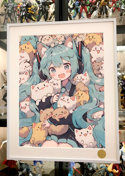 Xing Kong Studio - Hatsune Miku Cat Ear Poster Frame