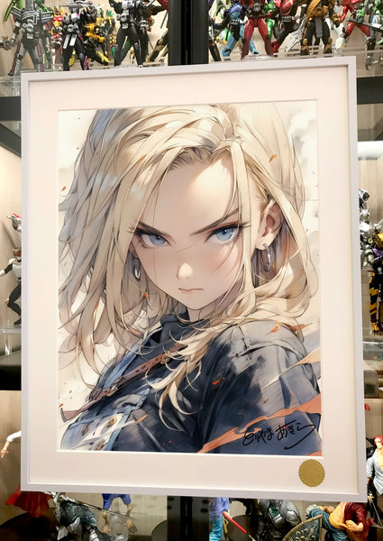 Xing Kong Studio - Android 18 Poster Frame