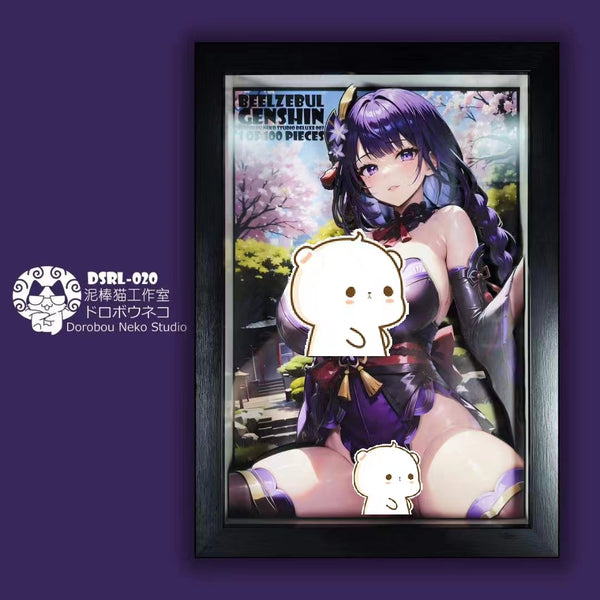 Dorobou Neko Studio - Raiden Shogun 3D Cast Off Poster Frame [DSDX-008]