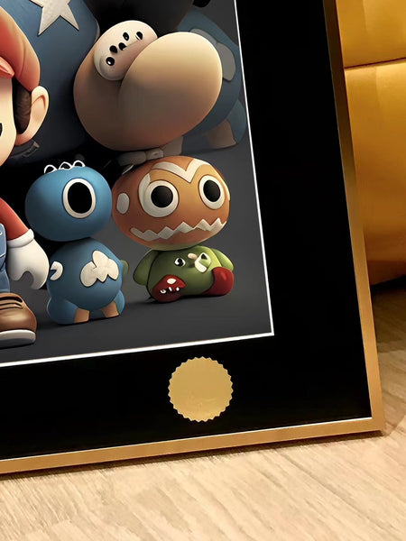 Xing Kong Studio - Mario Brothers Poster Frame