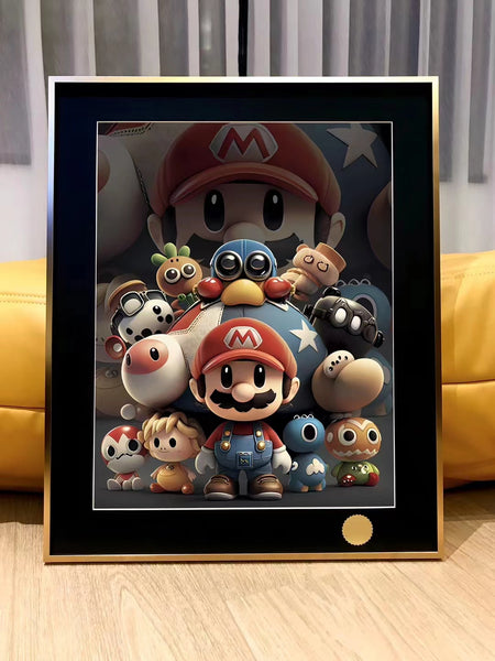 Xing Kong Studio - Mario Brothers Poster Frame