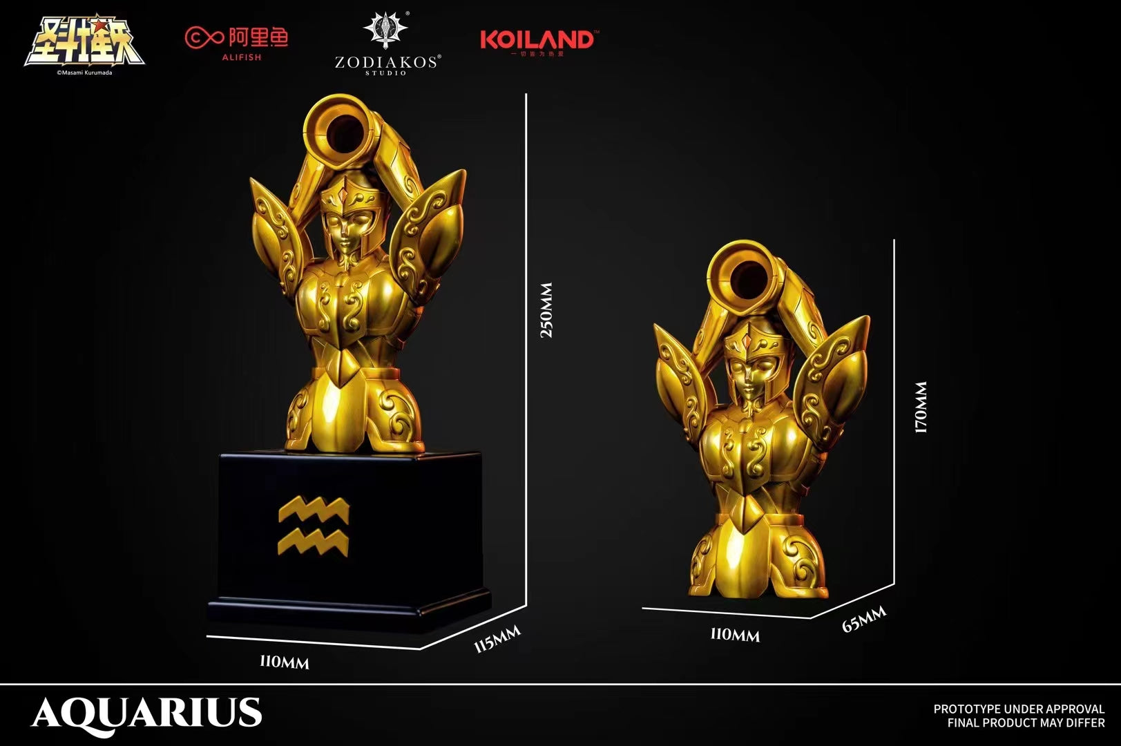 Zodiakos Studio x Masami Kurumada - Aquarius Camus Cloth [Licensed]