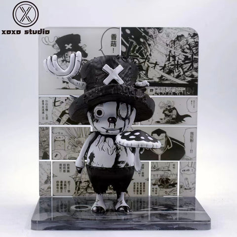XOXO Studio - Tony Tony Chopper Holding Poison Mushroom Black & White Comic Ver.