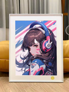 Xing Kong Studio - D.Va Poster Frame