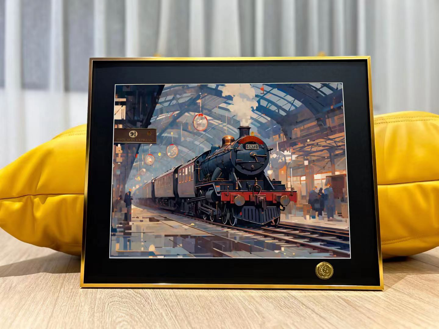 Xing Kong Studio - Platform Nine and Three-Quarters Poster Frame