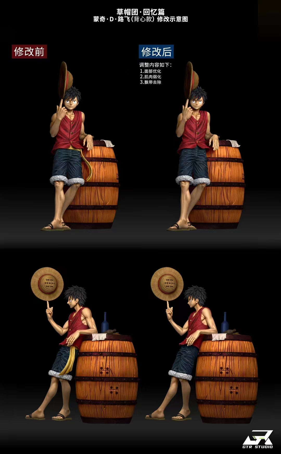 GTR Studio - Monkey D. Luffy [2 Variants]