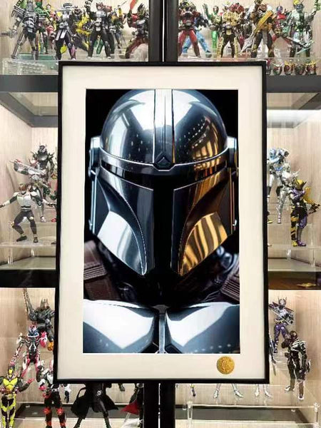 Xing Kong Studio - The Mandalorian Star Wars Poster Frame