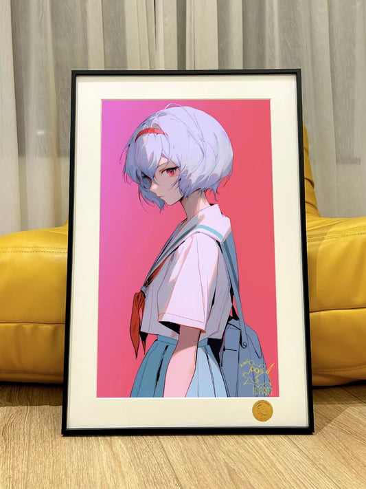 Xing Kong Studio - Rei Ayanami Uniform Ver. Poster Frame