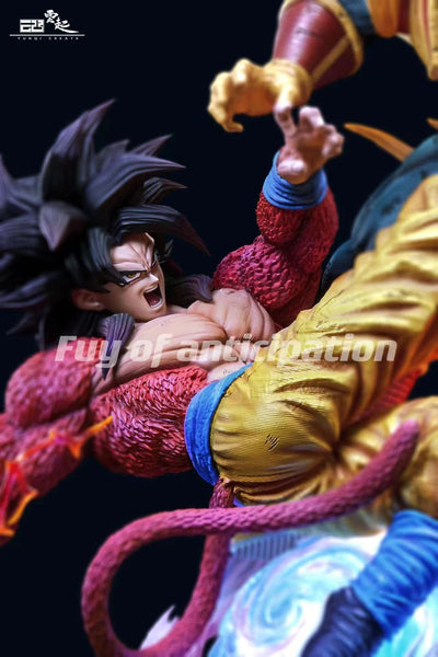 Yun Qi Create Studio - Super Saiyan 4 Son Goku vs Baby