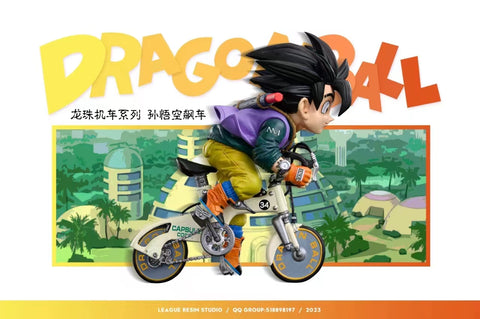 League Studio - Son Goku Riding Bicycle