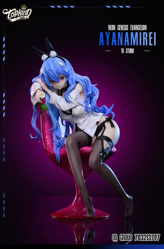 Top King Studio - Sitting Rei Ayanami Long Hair Ver.