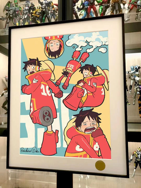 Xing Kong Studio - Egghead Arc Monkey D. Luffy Poster Frame