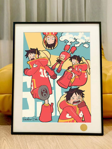 Xing Kong Studio - Egghead Arc Monkey D. Luffy Poster Frame