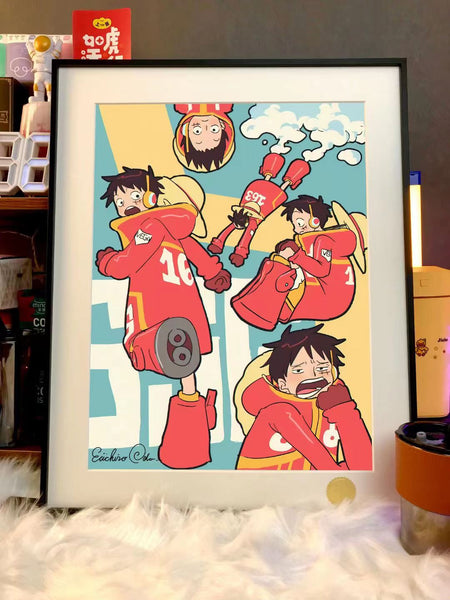 Xing Kong Studio - Egghead Arc Monkey D. Luffy Poster Frame