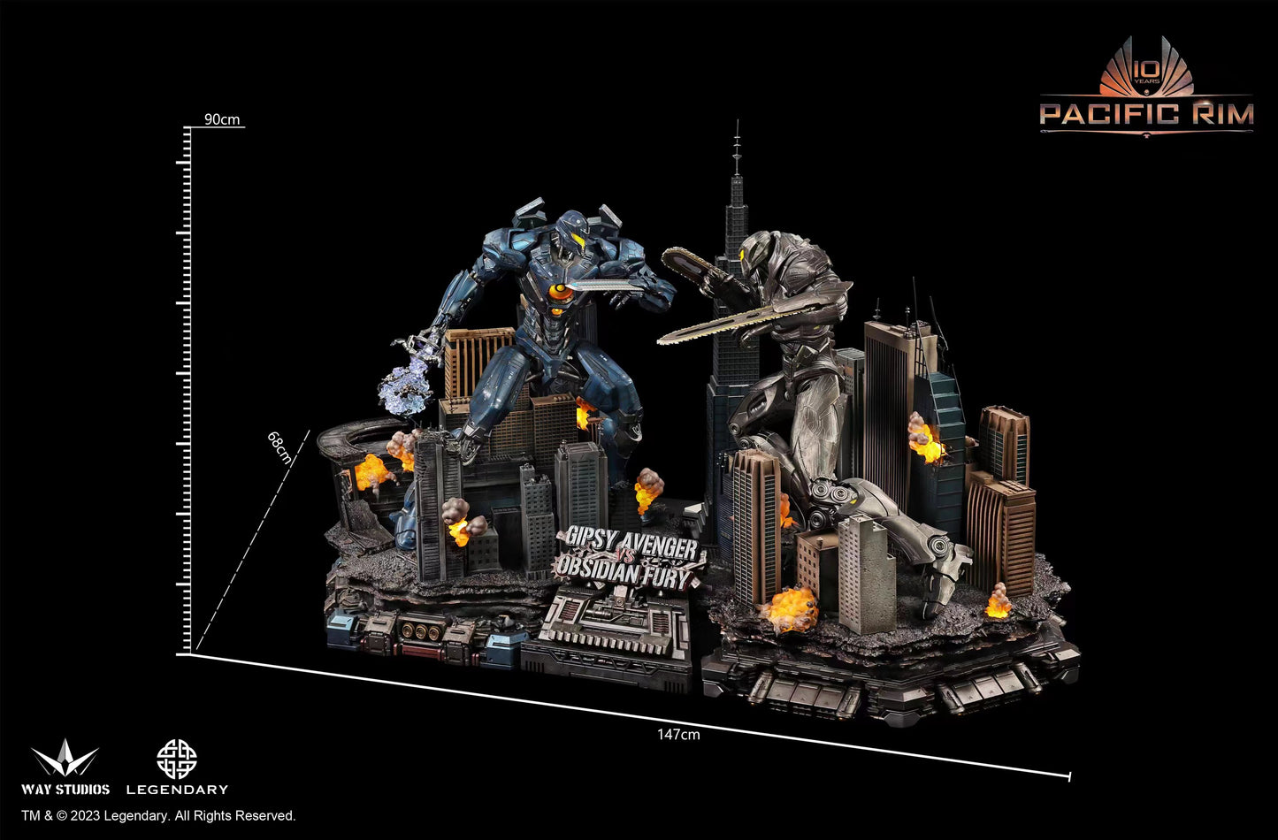 Way Studios x Legendary - Gipsy Avenger VS Obsidian Fury [Licensed] 