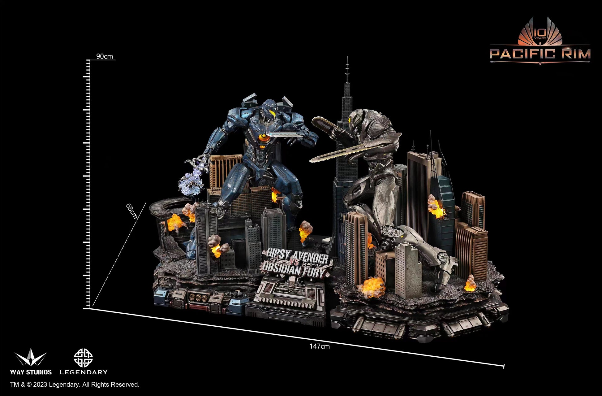 Way Studios x Legendary - Gipsy Avenger VS Obsidian Fury [Licensed] 