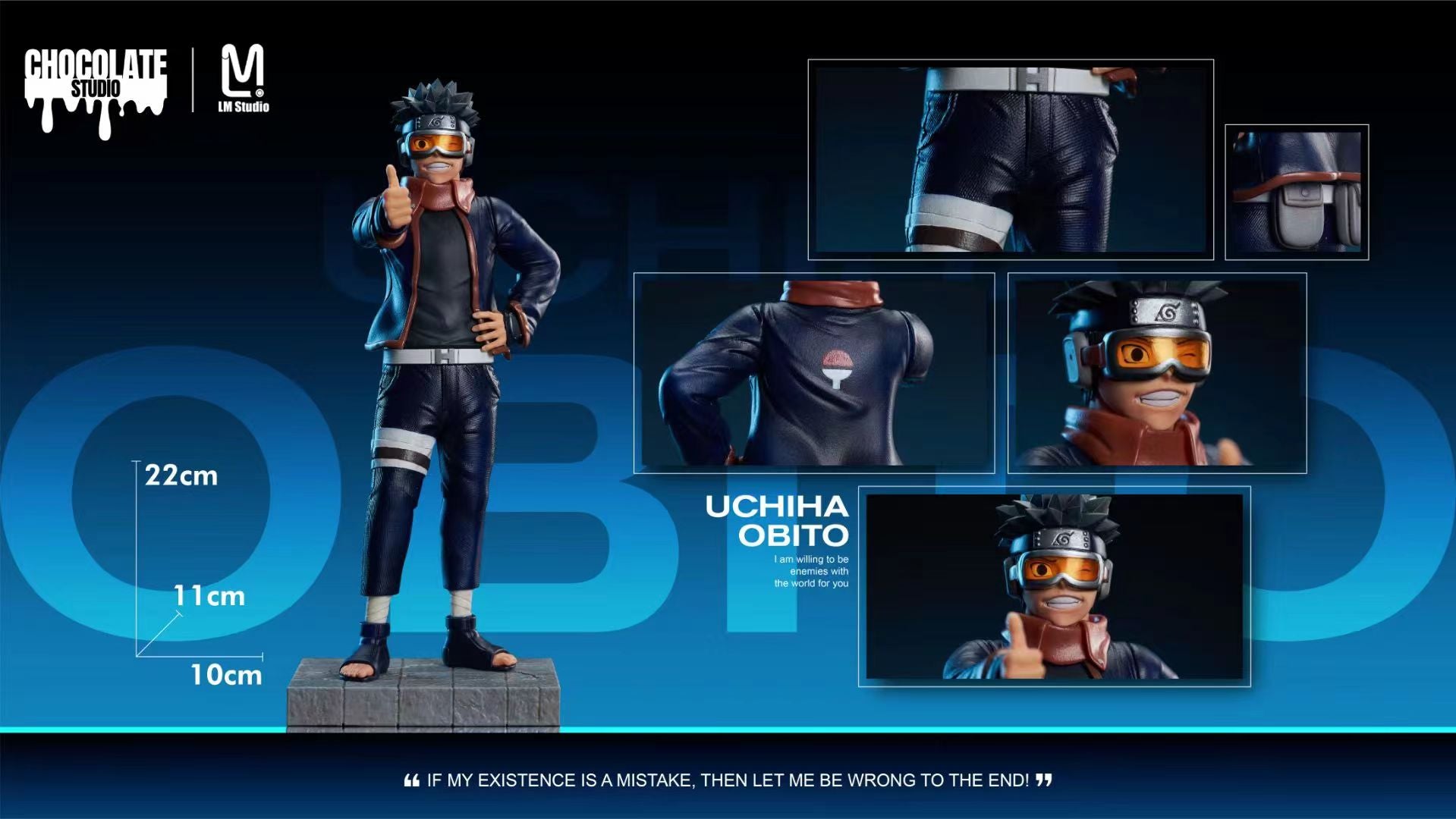 Chocolate Studio x LM Studio - Goggles Obito Uchiha