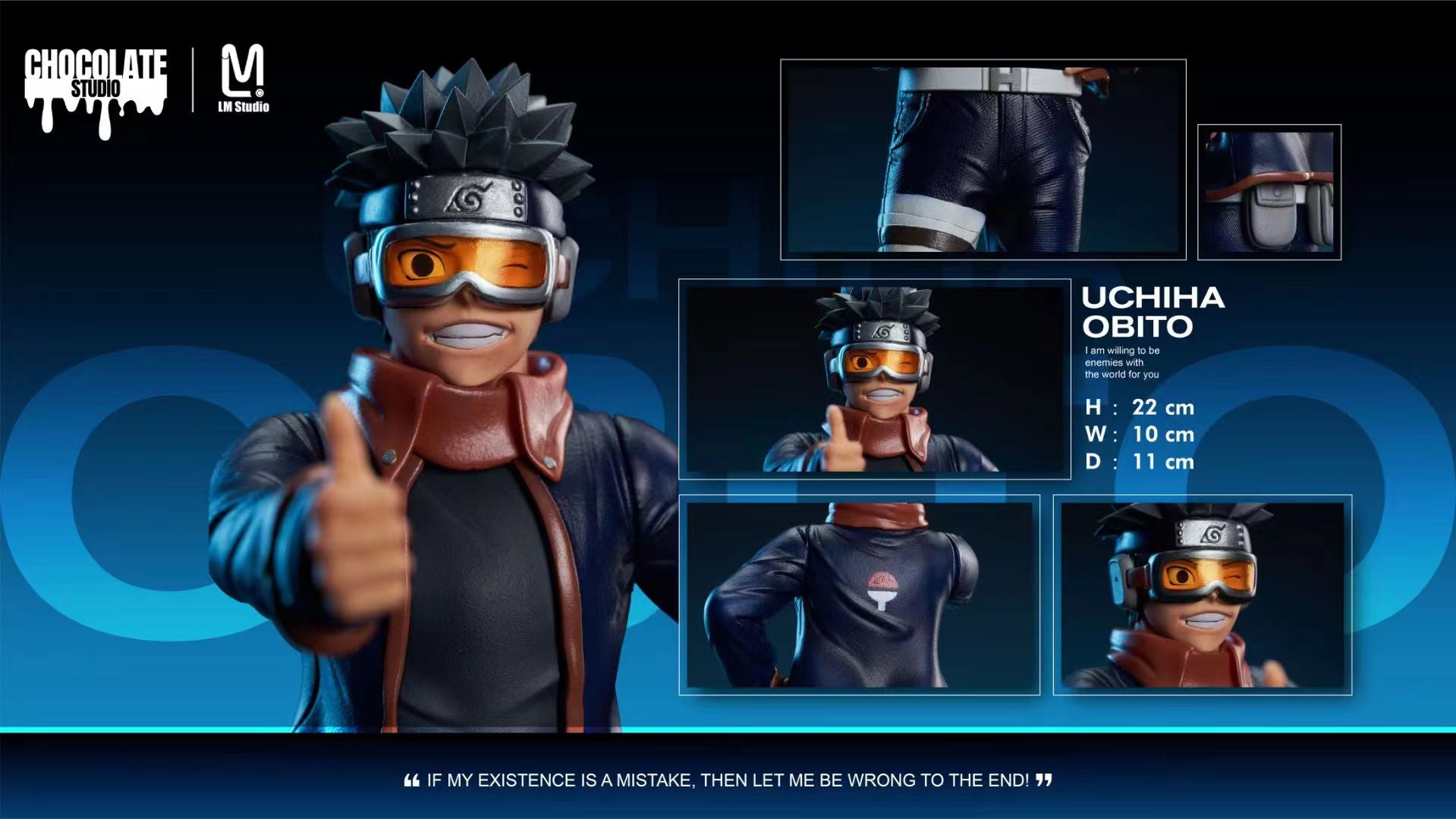 Chocolate Studio x LM Studio - Goggles Obito Uchiha