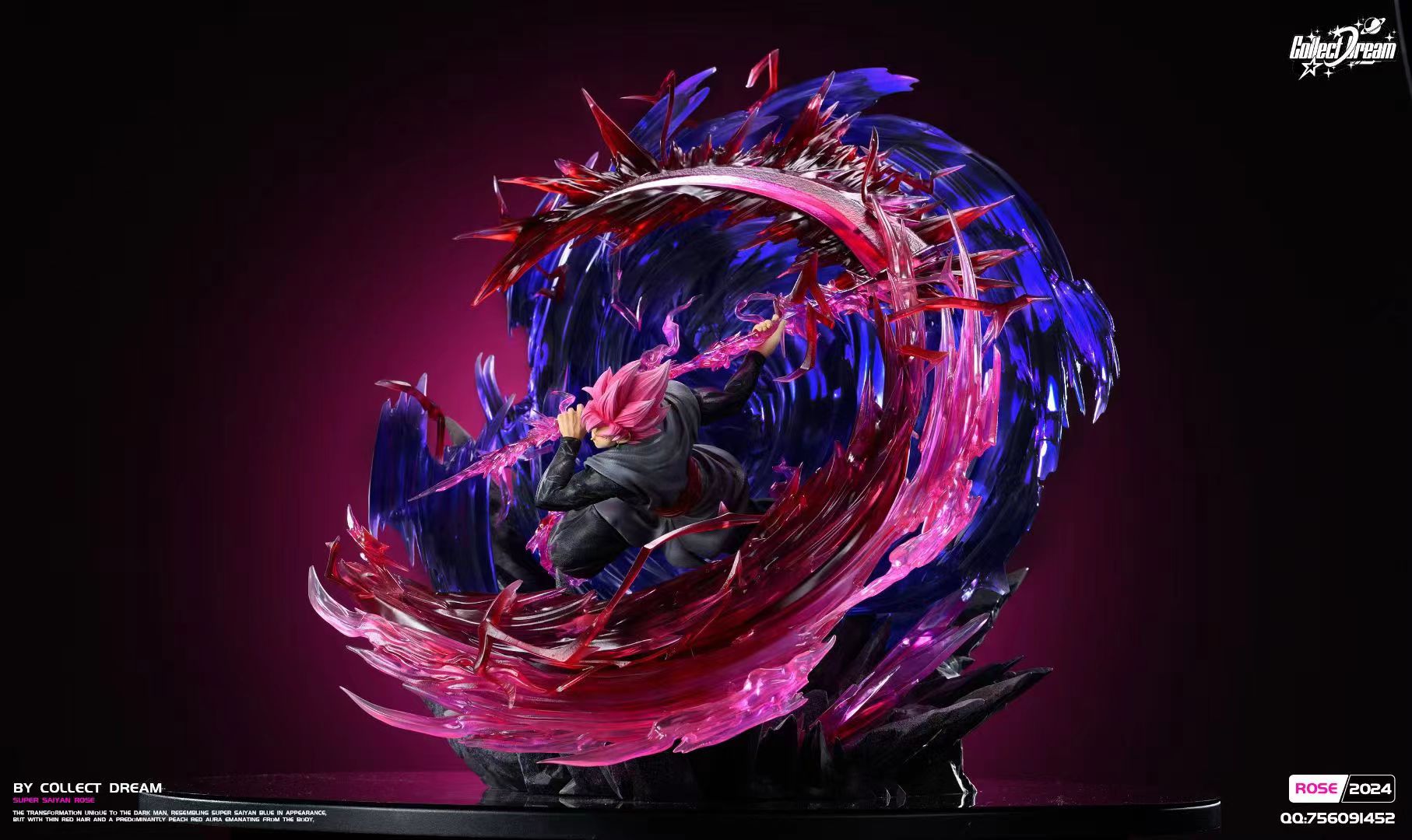 Collect Dream Studio - Super Saiyan Rose Goku Black