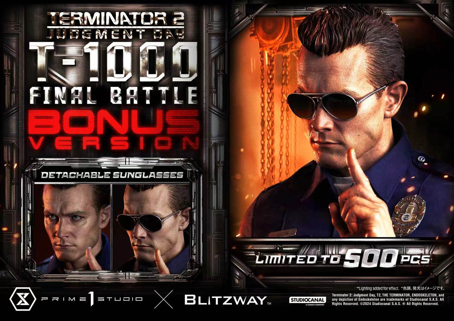 Prime 1 Studio x Blitzway Studio - T-1000 Final Battle [3 Variants]