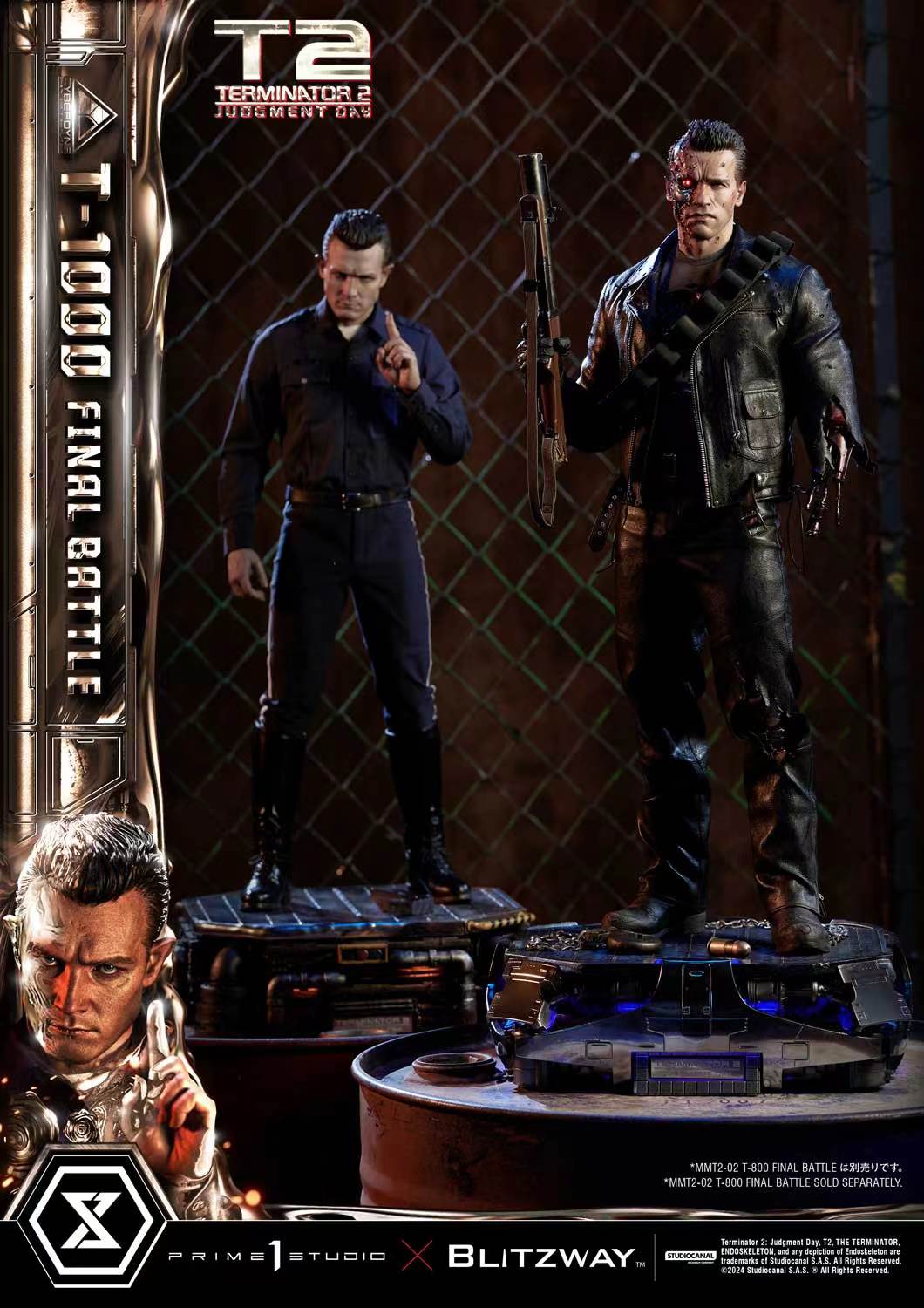 Prime 1 Studio x Blitzway Studio - T-1000 Final Battle [3 Variants]