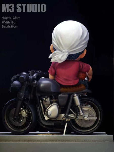 M3 Studio - Hisashi Mitsui Sitting On Motorcycle