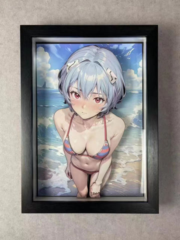 Dorobou Neko Studio - Ayanami Rei 3D Poster Frame [DSMG-049]