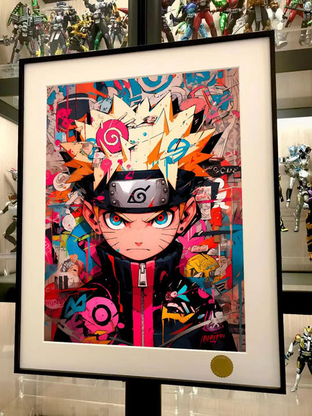 Xing Kong Studio - Kid Naruto Uzumaki Poster Frame