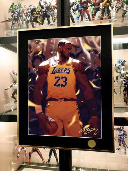 Xing Kong Studio - LeBron James Poster Frame