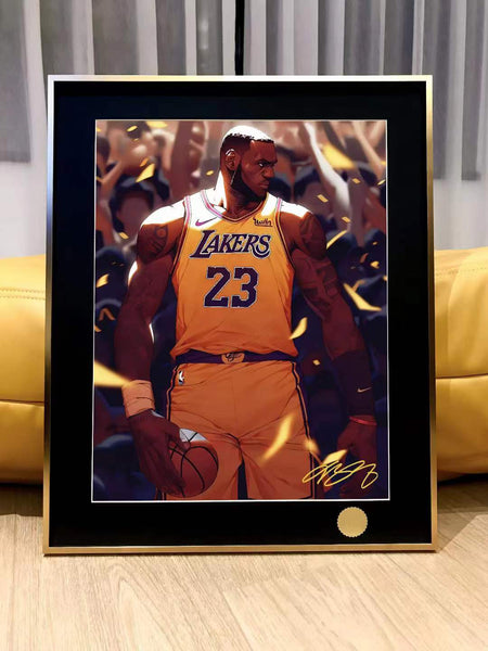 Xing Kong Studio - LeBron James Poster Frame