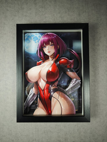 Dorobou Neko Studio - Koukawa Oboro 3D Cast Off Poster Frame [DSHT-006]