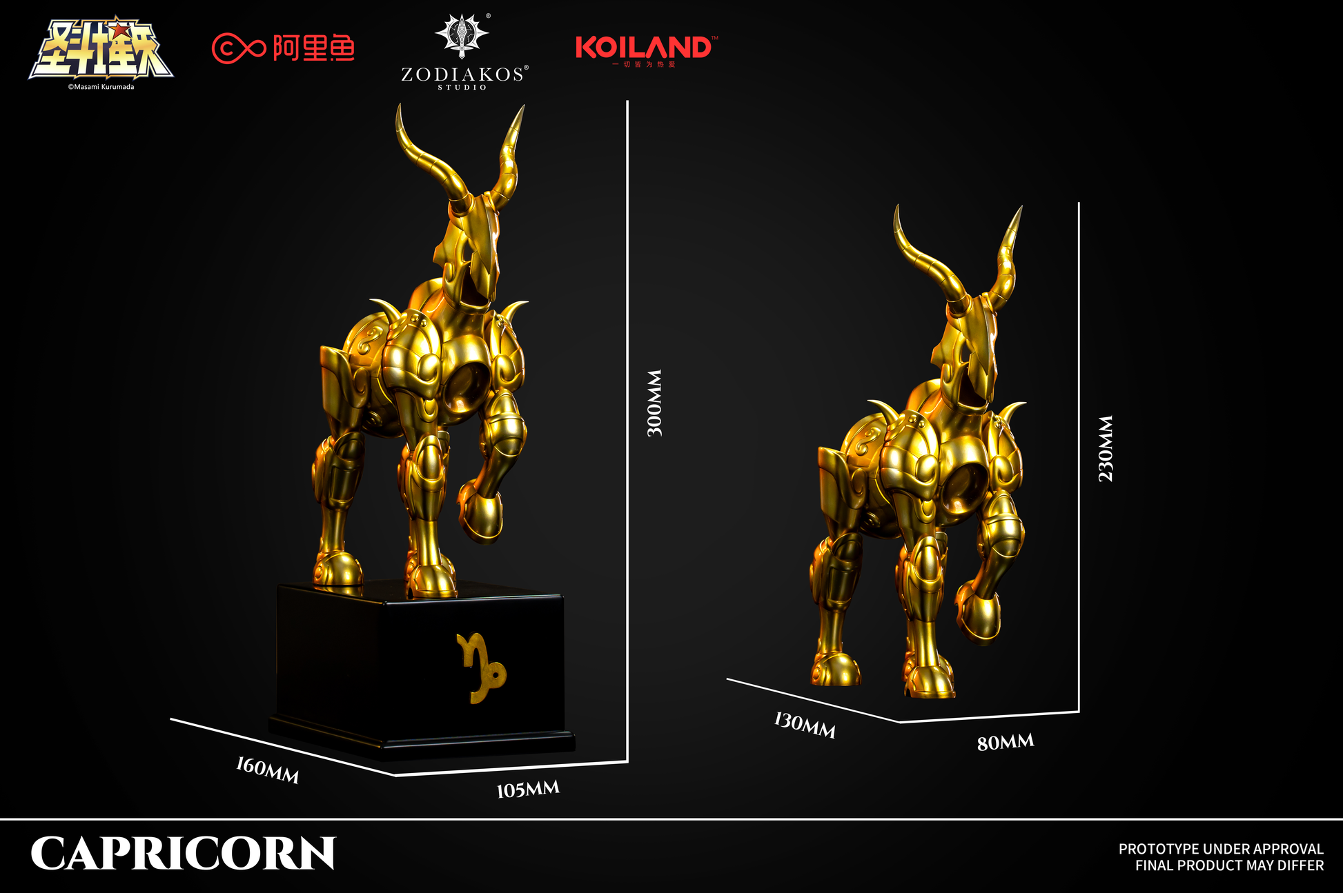 Zodiakos Studio x Masami Kurumada - Capricorn Cloth [Licensed]