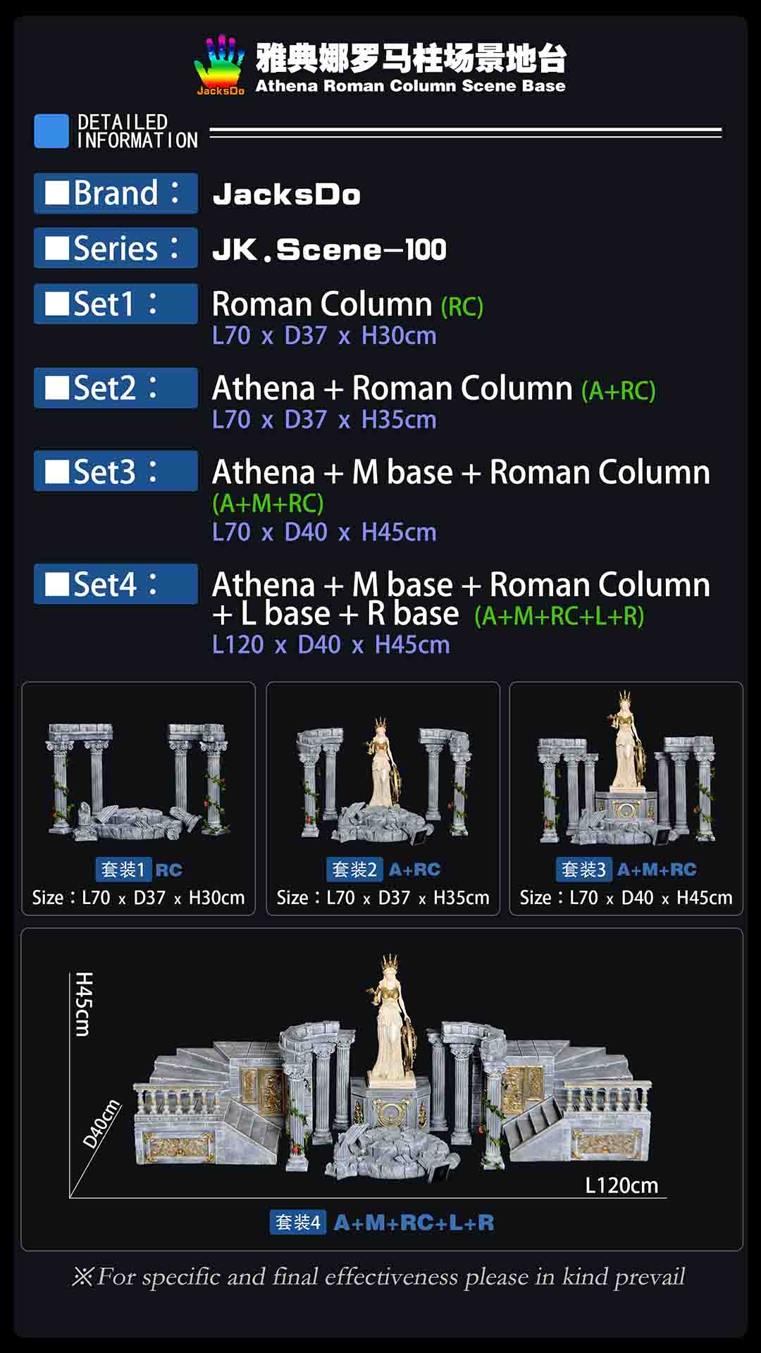 JacksDo - Athena Roman Column Scene Base [4 Variants]