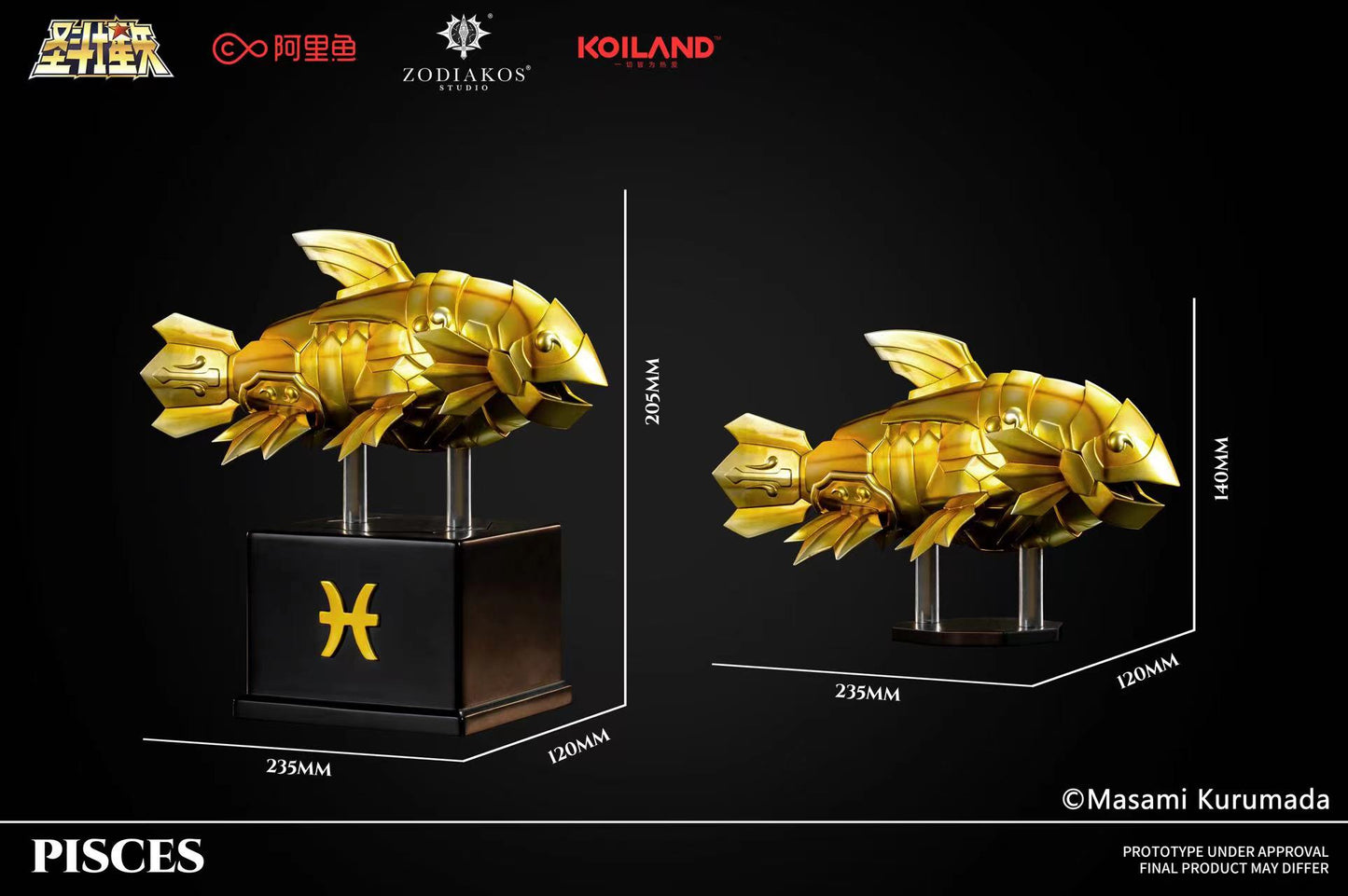 Zodiakos Studio x Masami Kurumada - Pisces Cloth [Licensed]