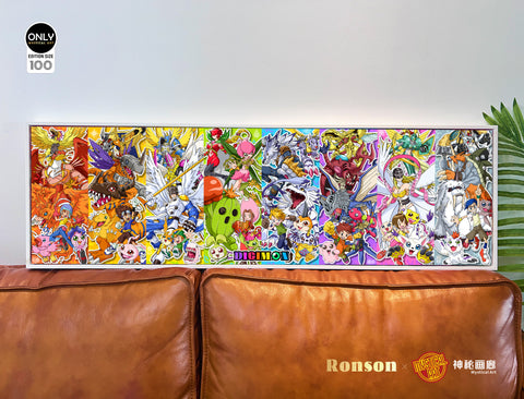 Mystical Art x Ronson - Digimon Poster Frame