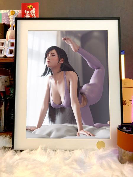 Xing Kong Studio - Tifa Lockhart Yoga Ver. Poster Frame 
