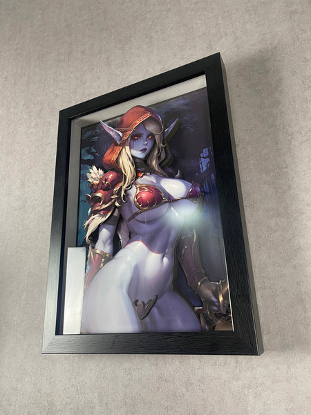  Dorobou Neko Studio - Sylvanas Windrunner 3D Poster Frame [DSMG-054]