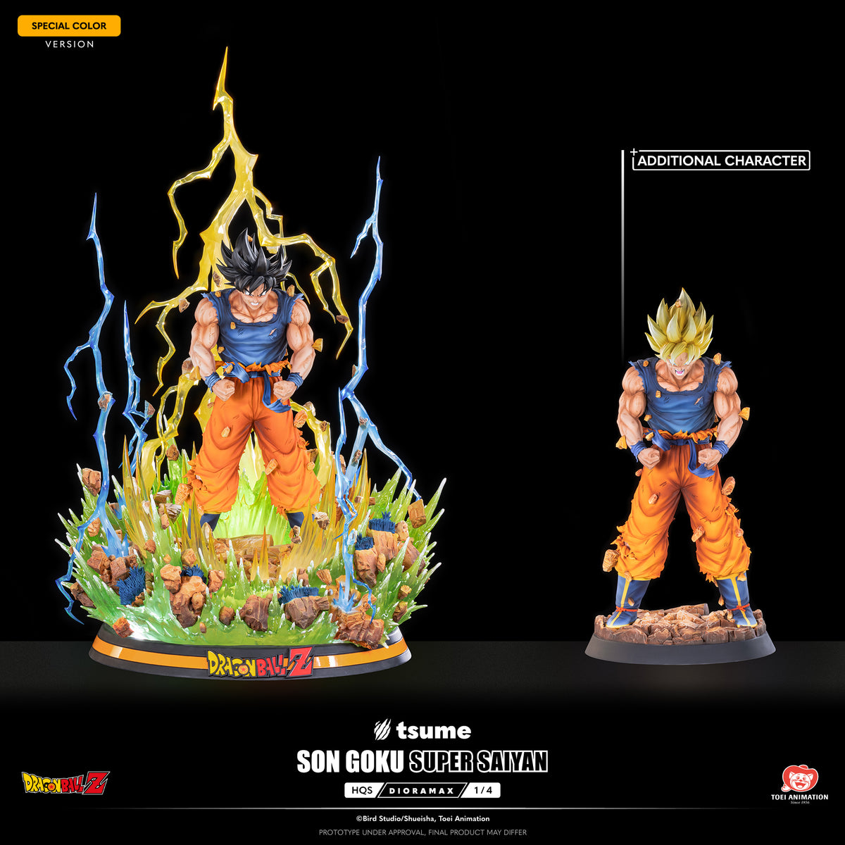 Tsume Studio - Super Saiyan Son Goku HQS Dioramax [Licensed][2 Variant ...