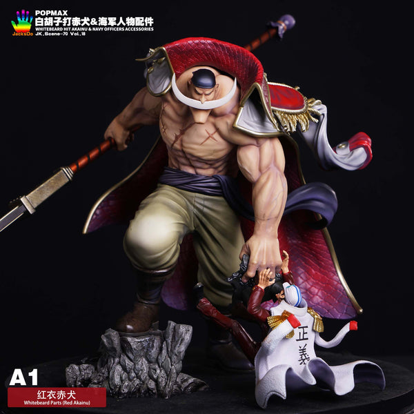 JacksDo - Whitebeard Edward Newgate Hit Akainu & Navy Officers Accessories [4 Variants]