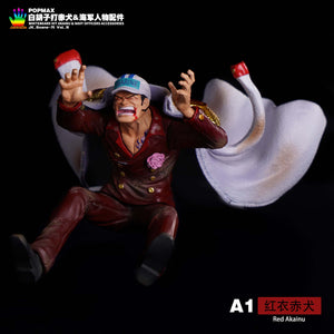 JacksDo - Whitebeard Edward Newgate Hit Akainu & Navy Officers Accessories [4 Variants]