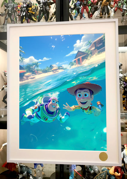 Xing Kong Studio - Woody & Buzz Lightyear Poster Frame