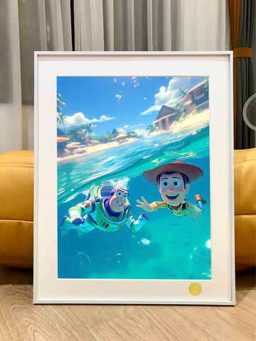 Xing Kong Studio - Woody & Buzz Lightyear Poster Frame