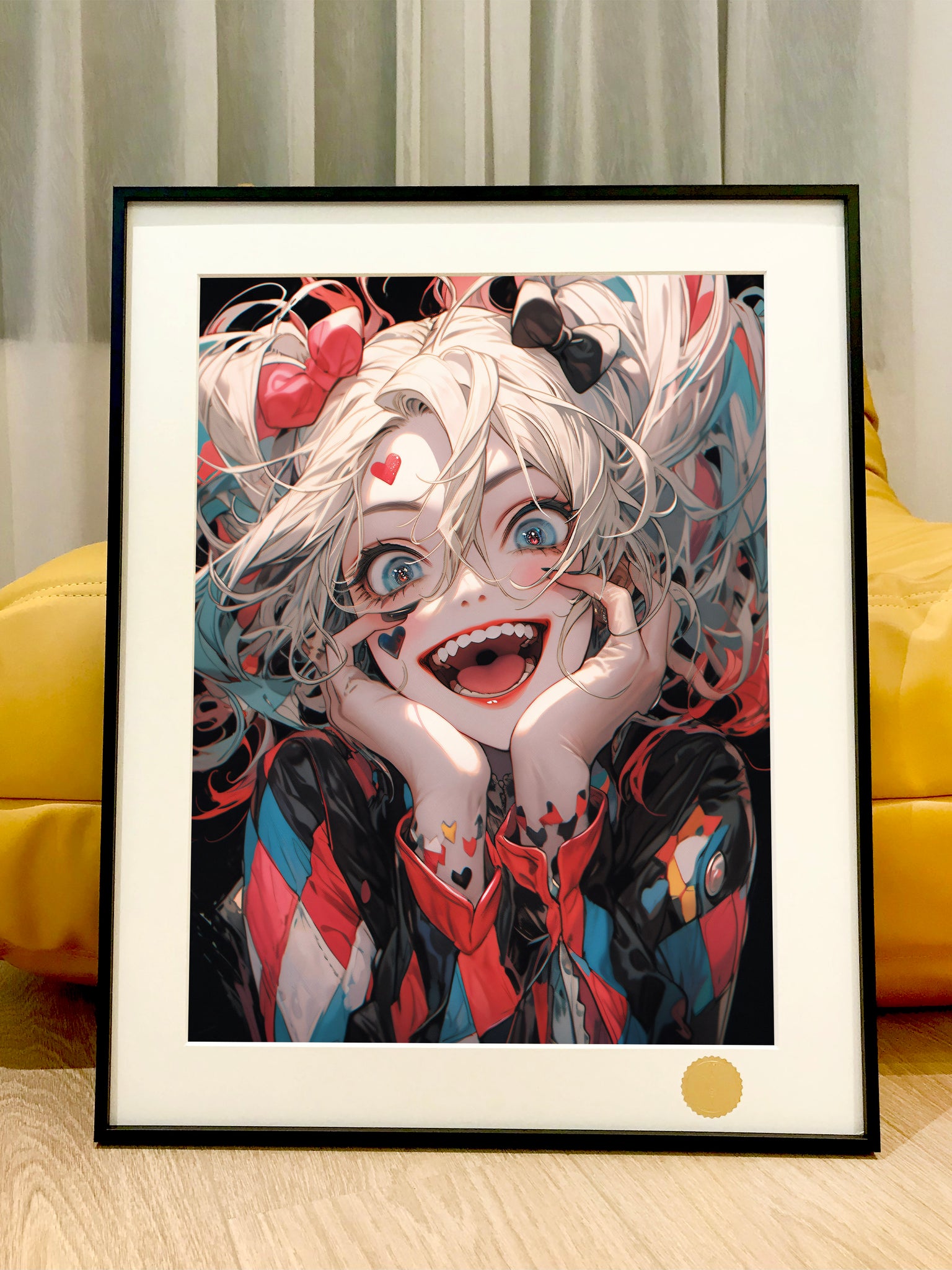 Xing Kong Studio - Joker Harley Quinn Poster Frame