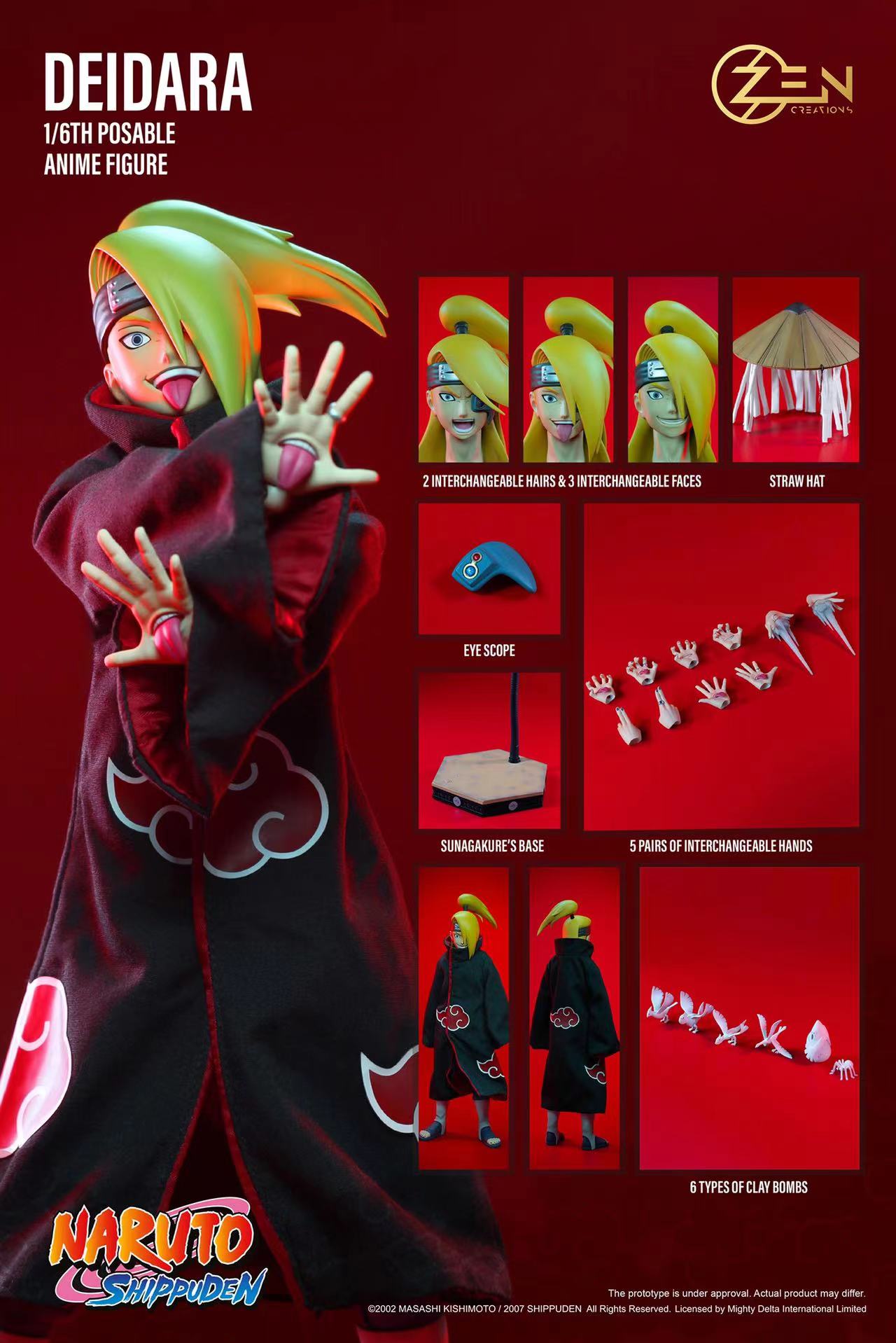 Zen Creations - Posable Anime Figure Deidara [2 Variants]