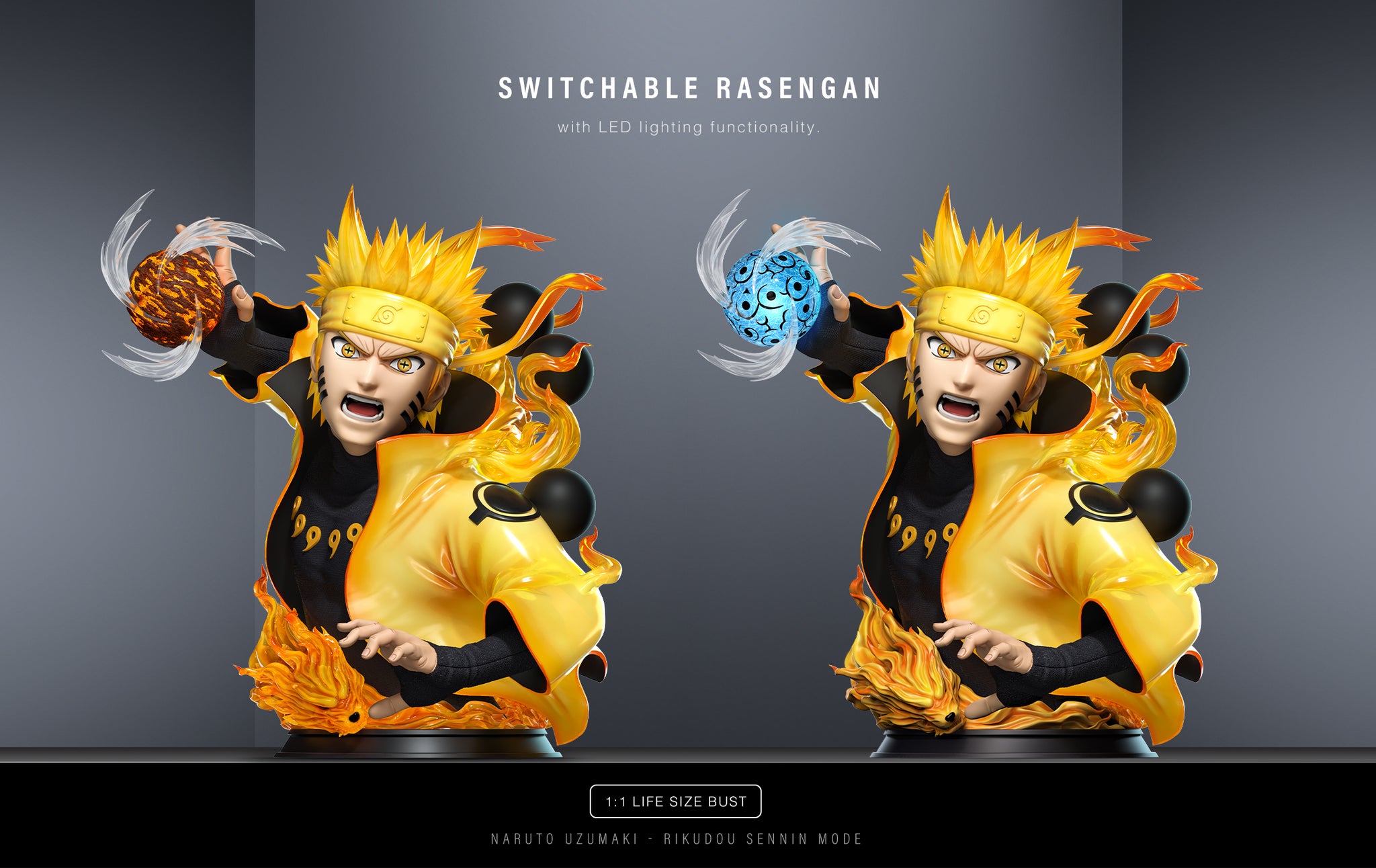 Chikara Studio - Naruto Uzumaki Six Paths Sage Mode Bust [2 Variants]