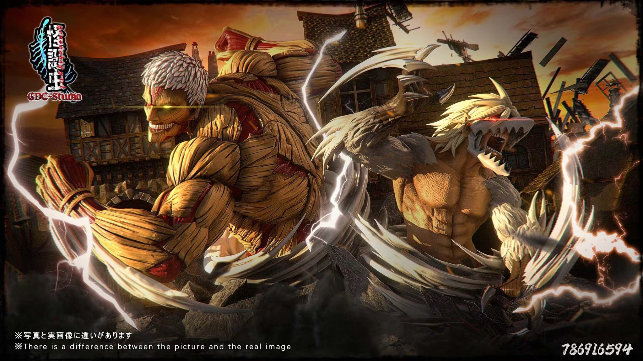 Guai Dan Chong Studio - Armored Titan / Falco Grice’s Jaw Titan Bust