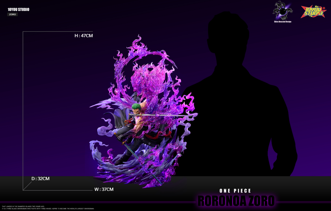 Skies Descend Design Studio x 10 You Studio - Roronoa Zoro