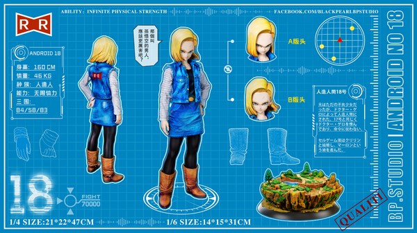 Black Pearl Studio / BP Studio - Android 18 [6 Variants]