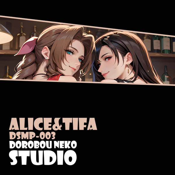 Dorobou Neko Studio - Tifa Lockhart & Aerith Gainsborough 3D Poster Frame [DSMP-003]