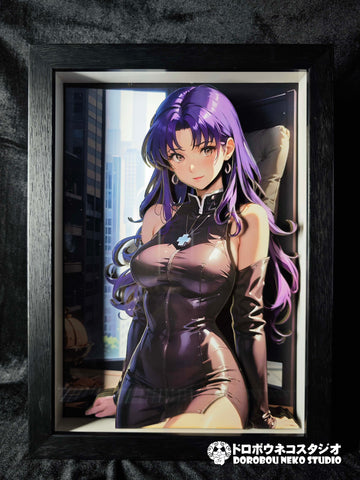 Dorobou Neko Studio - Misato Katsuragi 3D Poster Frame [DSMG-094]